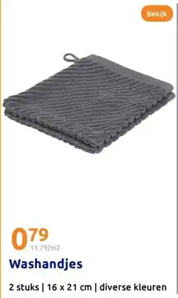 Action Washandjes aanbieding