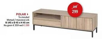 Weba Polar tv-meubel aanbieding