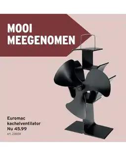 Euromac kachelventilator
