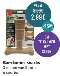 Poils et Plumes Bam-bones snacks aanbieding