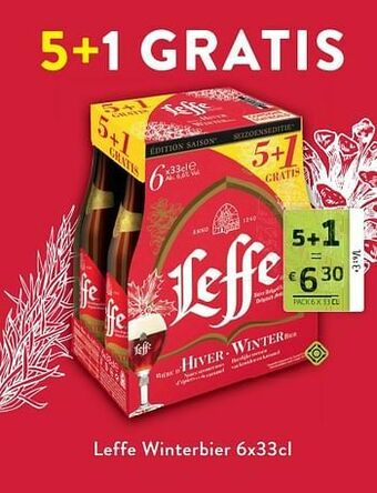 BelBev Leffe winterbier aanbieding