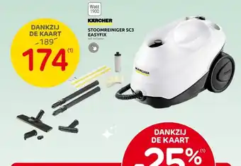 Brico STOOMREINIGER SC3 EASYFIX aanbieding