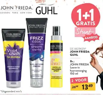 Di JOHN FRIEDA GUHL aanbieding