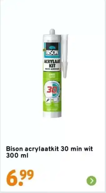 GAMMA Bison Acrylaatkit 30 min wit aanbieding