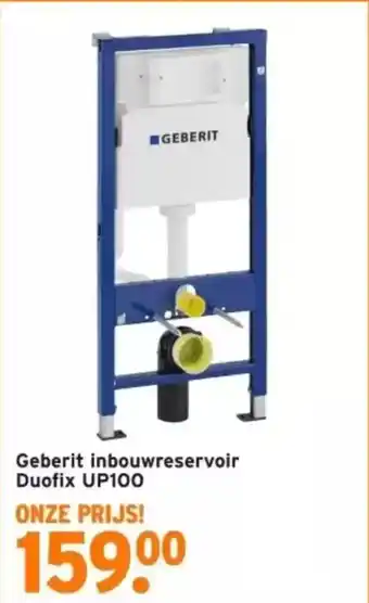 GAMMA Geberit inbouwreservoir Duofix UP100 aanbieding