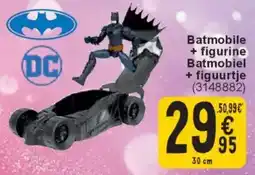 Cora Batmobile +figurine aanbieding