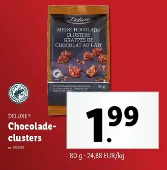 Lidl Chocoladeclusters aanbieding