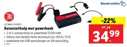 Lidl Autostarthulp met powerbank aanbieding
