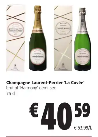 Colruyt Champagne Laurent Perrier La Cuvée aanbieding