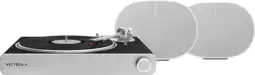 Coolblue Victrola VPT-3000 Stream Zwart + Sonos Era 300 Wit Duopack aanbieding