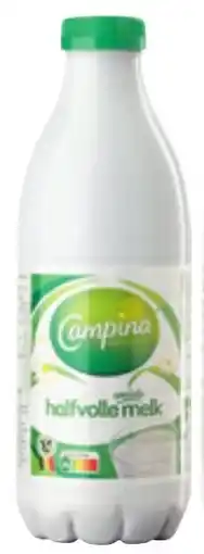 Colruyt Campina halfvolle of volle melk halfvol aanbieding