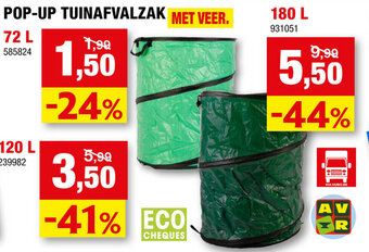 Hubo Pop-up Tuinafvalzak 72 L aanbieding