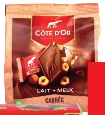 Colruyt Côte d'Or carrés melk 10 stuks aanbieding