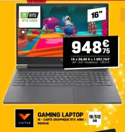 Electro Depot Gaming laptop aanbieding