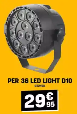 Electro Depot Per 36 led light d10 aanbieding