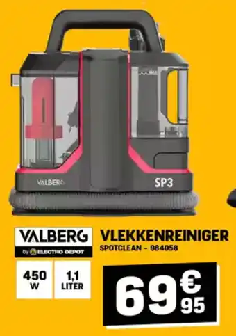 Electro Depot Valberg Vlekkenreiniger Spotclean - 984058 aanbieding