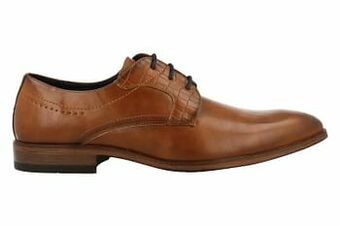Berca Shoes Romeo Giovane Geklede Veterschoen Heren - Cognac aanbieding