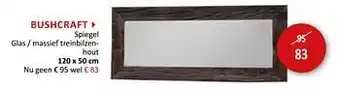 Weba Bushcraft spiegel 120 x 50 cm aanbieding