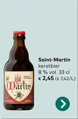 Bio Planet Saint Martin kerstbier aanbieding