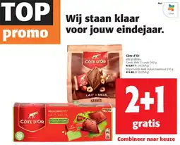 Colruyt Carrés Melk 10 stuks 200 g aanbieding