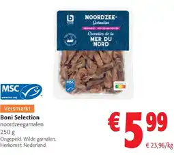 Colruyt Boni Selection noordzeegarnalen 250 g aanbieding