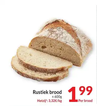 Intermarché Rustiek brood aanbieding