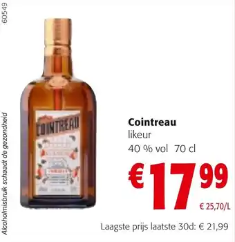 Colruyt Cointreau likeur aanbieding