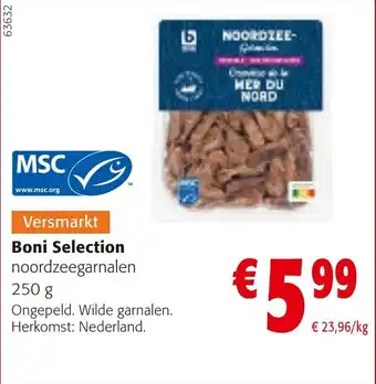 Colruyt Boni Selection Noordzeegarnalen aanbieding