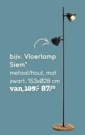 Vloerlamp siem 153x28 cm