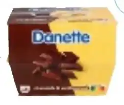 Colruyt Danone Danette Dubbele Smaak Chocolade en Vanille aanbieding