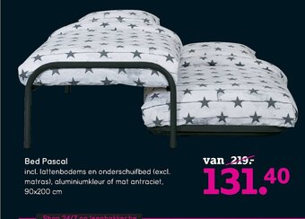 Leen Bakker Bed Pascal aanbieding
