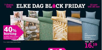 Leen Bakker Dekbedovertrek Bologna aanbieding