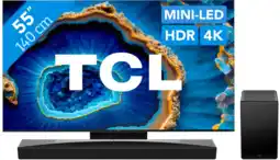 Coolblue TCL QD Mini-LED 55C803 (2023) + soundbar aanbieding