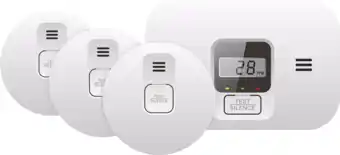 Coolblue ELRO Blue Line CBFS25 Rookmelder 3-pack + Koolmonoxidemelder aanbieding