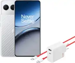 Coolblue OnePlus Nord 4 512 Go Argent 5G + OnePlus Chargeur SuperVOOC 80 W avec 2 Ports aanbieding