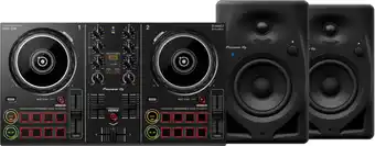 Coolblue Pioneer DJ DDJ-200 + Pioneer DJ DM-40D-BT Noir aanbieding