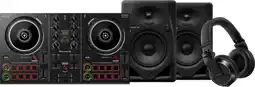 Coolblue Pioneer DJ DDJ-200 + Pioneer DJ HDJ-X7 Noir + Pioneer DJ DM-50D-BT aanbieding