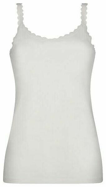 HEMA HEMA Dameshemd Kant Wit (wit) aanbieding