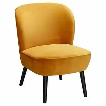 Fauteuil Ferrero Velours Oker