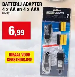 Hubo BATTERIJ ADAPTER 4 x AA en 4 x AAA aanbieding