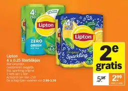 Albert Heijn Lipton blikjes aanbieding