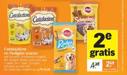 Albert Heijn Catisfactions en Pedigree snacks aanbieding