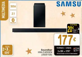 Cora Samsung Soundbar aanbieding