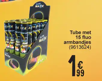 Cora Tube met 15 fluo armbandjes aanbieding