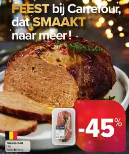 Carrefour Vleesbrood aanbieding