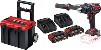 Coolblue Einhell TP-CD 18/120 Li-i BL Solo Batterie 2,5 Ah (2x) E-Case L Kit de Démarrage aanbieding