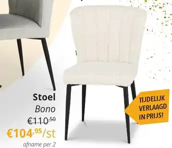 YGO Stoel Bono aanbieding