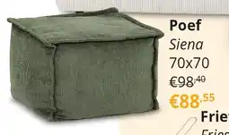 YGO Poef Siena aanbieding