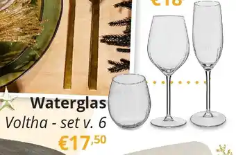 YGO Waterglas Voltha aanbieding