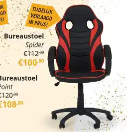 YGO Bureaustoel Spider aanbieding